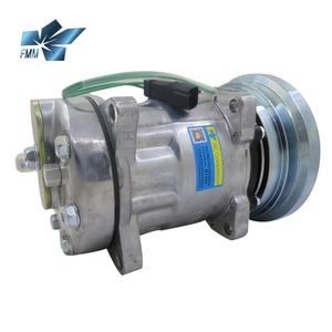 Compresor de Aire Acondicionado 7H15 24v/12v, Compresor Automotriz para Caterpillar Challenger Sennebogen 1011759 3E1906 - Product Image 3