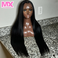 Pelucas de Cabello Humano Virgen Brasileño 100% Natural al por Mayor, Peluca M Lagos con Línea de Cabello Transparente, Encaje Frontal HD sin Pegamento para Mujeres Negras