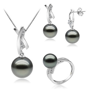 Diseño Regalos personalizados Juego <span class=keywords><strong>de</strong></span> perlas <span class=keywords><strong>Precio</strong></span> 14K Joyas <span class=keywords><strong>de</strong></span> <span class=keywords><strong>oro</strong></span> blanco Juego <span class=keywords><strong>de</strong></span> perlas Diseño <span class=keywords><strong>Oro</strong></span> por <span class=keywords><strong>gramo</strong></span> - Product Image 3