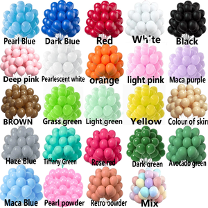 Toptan Standart Mavi Düğün Sevgililer Günü Şişme Helyum Globo Süslemeleri Doğum Günü Partisi Mat Lateks Balonlar Festival İçin - Product Image 1