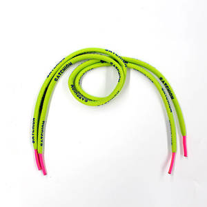 오리지널 익스텐디드 팁 커스텀 로고 플랫 슈 레이스 지속 가능한 폴리에스터 코드 라운드 슈 레이스 가방용 - Product Image 1