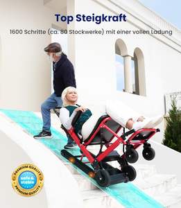 Silla de Ruedas Sube Escaleras a Batería con Sistema de Oruga Ajustable para Uso en Interiores y Exteriores para Personas Mayores y con Discapacidad - Product Image 4