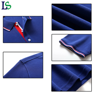 Polo à manches courtes avec logo de marque personnalisé pour hommes, uniforme, polo de golf uni vierge et décontracté, livraison rapide - Product Image 2