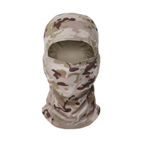 Cagoule de camouflage respirante en polyester pour sports de plein air, masque facial et cache-cou pour la randonnée, la pêche et le camping