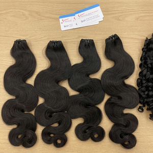 100% Virgin Vietnamese Human Hair – Black Steam <b>Body</b> <b>Wave</b> Extensions | Premium Quality, Long-Lasting <b>Waves</b> - Product Image 1