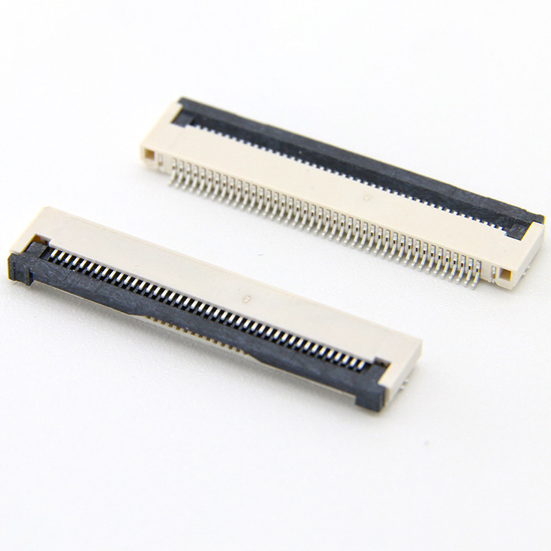 FPC/FFC Коннектор с шагом 0,5 мм, 44Pin Botton Contact SMT Non-ZIF, Передняя Высота флипа = 2,0 мм коннектор FPC