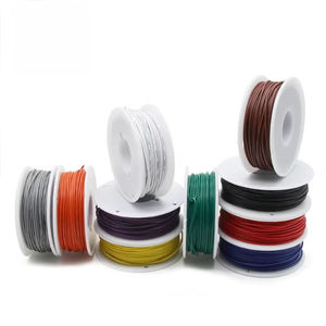 สายไฟทองแดงหุ้มฉนวน FEP แบบถัก สำหรับงานทำความร้อน 600V ขายส่ง ขนาด 32 30 26 24 20 14 AWG สาย PTFE - Product Image 5