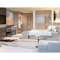 Oferta Especial: Juego de Dormitorio con Cama King Size de Cuero, Muebles de Hotel en Caja, Cama King