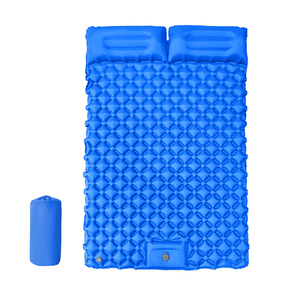 Alfombrilla de Camping <span class=keywords><strong>doble</strong></span> para exteriores, ultraligera, autoinflable, almohadilla para dormir para dos personas con almohada - Product Image 1