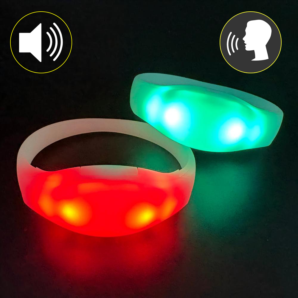 15 couleurs de LED, contrôle sonore, éclairage coloré