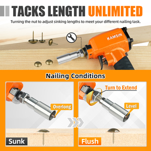 <span class=keywords><strong>Clavadora</strong></span> Neumática Decorativa KAMSIN 1080 - <span class=keywords><strong>Clavadora</strong></span> <span class=keywords><strong>de</strong></span> Aire <span class=keywords><strong>de</strong></span> 10.8mm para Clavos <span class=keywords><strong>de</strong></span> Tapicería en Muebles, Tapicería y Manualidades - Product Image 2