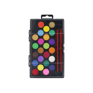 KAMEI – Kit d'artiste <span class=keywords><strong>aquarelle</strong></span> 24 couleurs, pigments de qualité supérieure, 2 feutres pinceaux professionnels <span class=keywords><strong>pour</strong></span> toile, papier et <span class=keywords><strong>dessin</strong></span> sur verre - Product Image 4