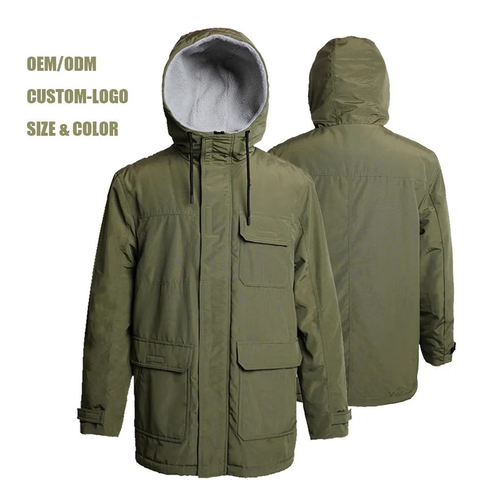 Mens Trench Coat with Hood