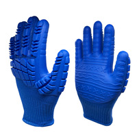 Fabricant en gros de gants de travail en TPE anti-chocs, antidérapants et résistants à l'usure pour la machinerie et le perçage à percussion