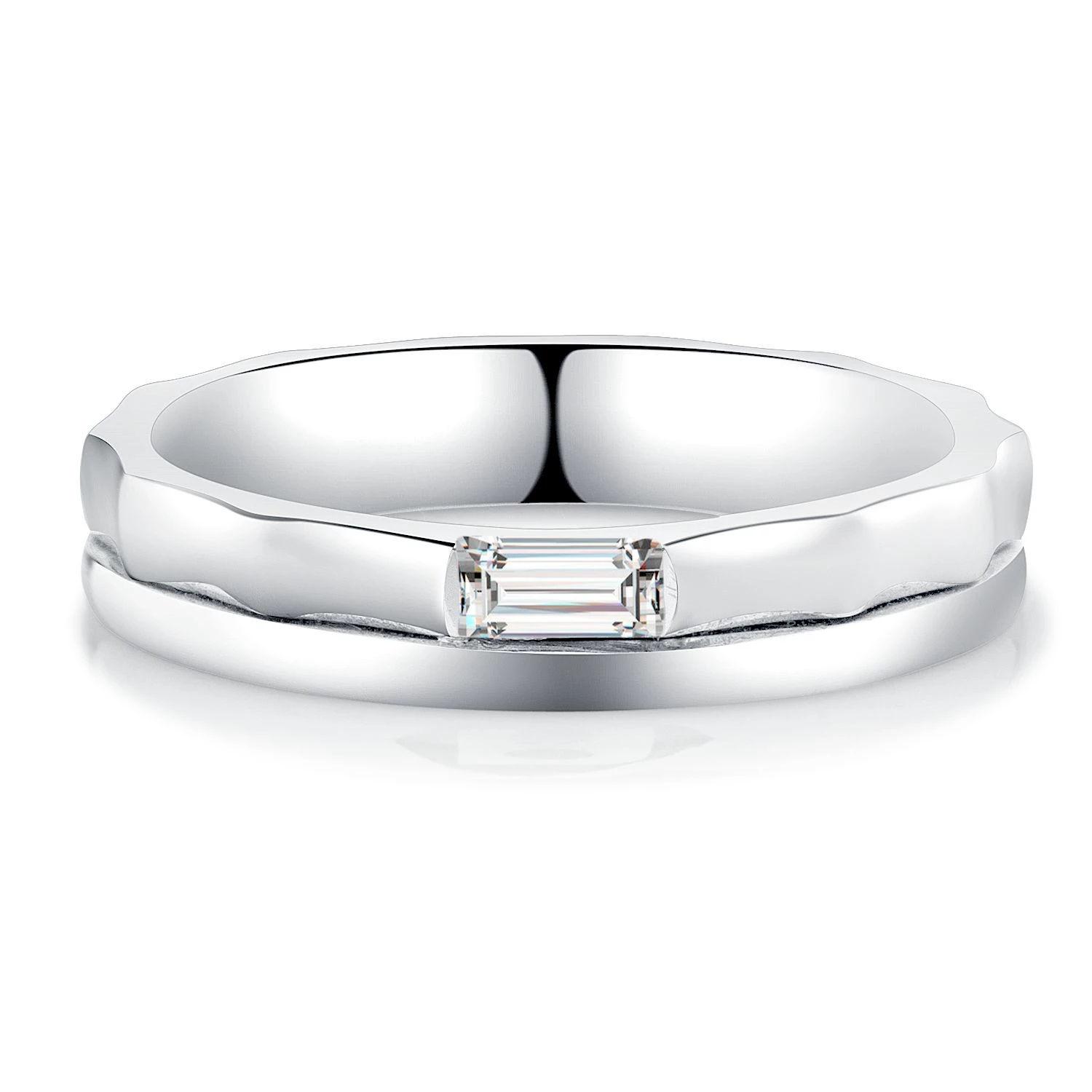 18K White Gold