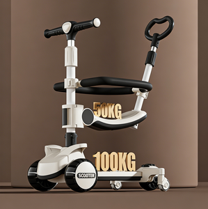 <span class=keywords><strong>Patinete</strong></span> Eléctrico Infantil de Alta Calidad con Aleación de Aluminio y Tres <span class=keywords><strong>Ruedas</strong></span> de PU para Uso en Exteriores, Disponible para Dropshipping, con Asiento y Manillar - Product Image 4