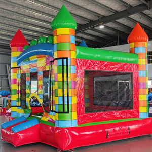 Castello Gonfiabile Commerciale di Grado Professionale, Colori Pastello, con Pannelli Artistici, Modello Transformers, in <span class=keywords><strong>Vendita</strong></span> - Product Image 3