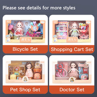 SongshanToys Vente en Gros Cadeau Robe de Princesse Poupée BJD Bébé Modèle Ensemble de Jouets Maison de Jeu pour Filles Poupées Enfants