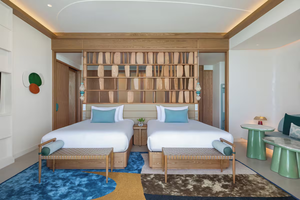 Paquete de Muebles para Villa <span class=keywords><strong>Tropical</strong></span>, Aparador de Madera Maciza Sostenible, Muebles Ecológicos para Hoteles y Resorts de Playa - Product Image 4