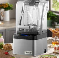 Mixeur Commercial 8007 en Promotion, Machine à Smoothies 2L 1800W avec Contrôle Tactile, Certifié CB CE, Robot Culinaire Multifonctionnel