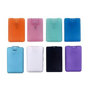 Flat 20ml Refillable Empty Pocket <b>Perfume</b> Plastic Credit Card Spray <b>Atomizer</b> Bottle - Product Image 2