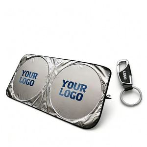 Parasoles Promocionales para Concesionarios Mayoristas, Regalo Empresarial, Publicitarios, con Logotipo Personalizado, Protección Solar UV, Visera Plegable para Auto - Product Image 1