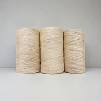 Fil de sisal torsadé, fil de sisal tricoté à la main, fil recyclé pour machine à filer, fil de sisal en vrac en fibre naturelle pour le tissage artisanal