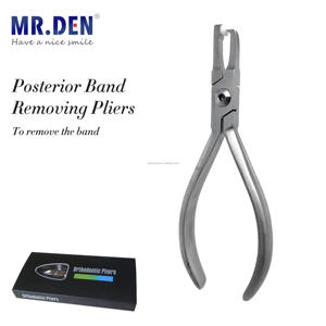 Di alta qualità ortodontico dentale Moalr <span class=keywords><strong>Band</strong></span> lever pinza lunga banda posteriore rimozione forcipe staffa in acciaio manuale - Product Image 3