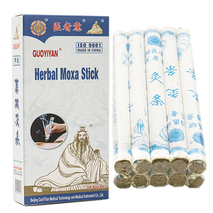 10 pièces/boîte herbes chinoises traditionnelles 10:1 <span class=keywords><strong>Moxa</strong></span> Artemisia colonne <span class=keywords><strong>d</strong></span>'absinthe <span class=keywords><strong>Moxa</strong></span> Moxibustion rouleau fait à la main <span class=keywords><strong>armoise</strong></span> <span class=keywords><strong>Moxa</strong></span> bâton - Product Image 2