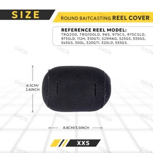 Bolsa de carrete de tambor de neopreno personalizada, protectora y duradera, tamaños XXS a <span class=keywords><strong>XXL</strong></span>, logotipo y tamaño personalizables, bolsa de carrete de pesca suave - Product Image 6