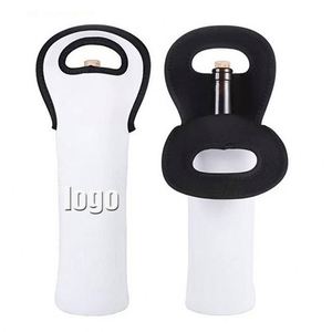 Bolsas Porta Vino Blancas para Sublimación, Porta Vino Portátiles, Bolsas Térmicas de Neopreno para Botellas de Vino de 750 ml - Product Image 2