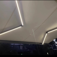 Auvent rétractable électrique extérieur à cassette intégrale, cadre en alliage d'aluminium, télécommande, résistant au vent, robuste, anti-UV pour terrasse