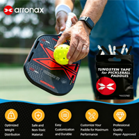 Ruban en tungstène Arronax de haute qualité et durable pour raquette de pickleball - 3 grammes de poids, alternative sans toxines au ruban au plomb