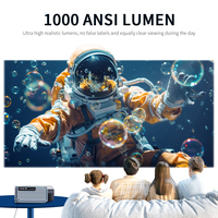 Projecteur LED 1000 ANSI Lumen Support STC 1080p Proyector domestique Android 11