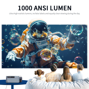 โปรเจคเตอร์ LED ความสว่าง 1000 ANSI ลูเมน รองรับ <span class=keywords><strong>STC</strong></span> 1080p สำหรับใช้ในบ้าน ระบบ Android 11 - Product Image 3