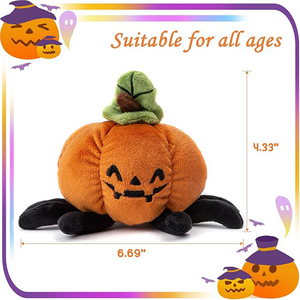 Personalizzato di Halloween zucca peluche morbido ragno giocattolo festa di Halloween decorazione per la casa di peluche morbido ragno di zucca per i bambini - Product Image 3