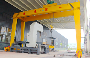 Grúa pórtico de doble viga para mármol y granito, elevador de losas de 5t-300t, grúa portátil sobre rieles para exteriores - Product Image 3