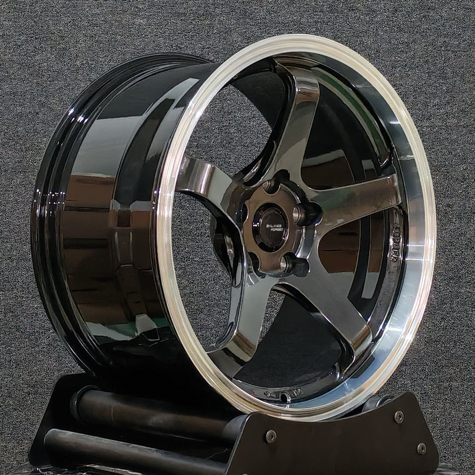 カスタムレーシングホイール 5x120 5x114.3 鍛造リム Advan TC4 GT用 ホンダ シビック スバル BRZ トヨタ 86 ...