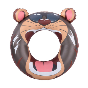 Flotador de Piscina con Forma de León para Niños, Juguetes Inflables para Adultos, Flotador para Playa y Parque Acuático - Product Image 5