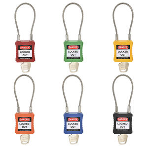 Candado Cilíndrico de Cobre y Nylon Elecpopular EP-8541 de 175 mm, Candado de Seguridad Industrial con Etiqueta de Codificación Láser y Etiquetas Colgantes - Product Image 1