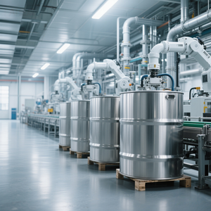 Serbatoio IBC in Acciaio Inox da <span class=keywords><strong>500L</strong></span> per Sale al Litio, Contenitore Industriale per Carichi Pesanti - Product Image 2