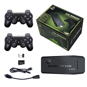 Controlador inalámbrico M8 <span class=keywords><strong>Gamepad</strong></span> 4K HD Consola de videojuegos para <span class=keywords><strong>TV</strong></span> familiar 64G Incorporado 10000 Juegos Stick Regalo de Navidad - Product Image 1