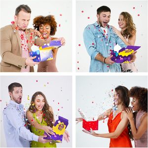 Подарочная коробка на День Святого Валентина, Подарочная коробка для влюбленных, взрывающаяся конфетти (Сердце Любви) 7,1x5,5x4,3 дюймов - Product Image 6