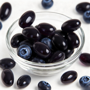 OEM 눈 비타민 제아잔틴 루테인 소프트젤 카로틴 할랄 보충제 눈을위한 블루 베리 루테인 소프트젤 캡슐 - Product Image 1