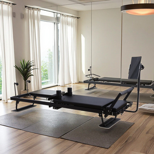 CHIFORY Alloy Steel Foldable <b>Pilates</b> <b>Reformer</b> Bracket Durable Adjustable Resistance Eco-Friendly Health for Home Studio Training - Product Image 1