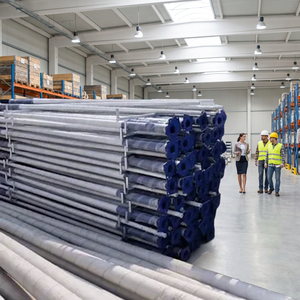 Poste de Luz de Calle de Acero Personalizado de 20 pies, 25 pies, 30 pies, 40 pies, Poste de Luz de Calle de Metal Duradero con Energía Solar LED de Aluminio - Product Image 1