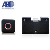 GRATEAIEN AEGC02 Serrure de cabinet à empreinte digitale PC ABS Clé USB Recharge d'urgence Batterie 500mAh