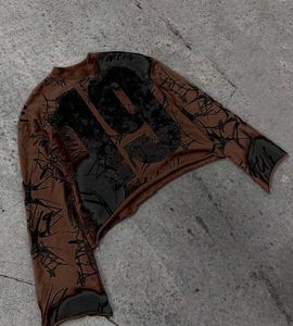 T-shirts à manches longues pour hommes, 100% coton, surdimensionnés, lourds, à motif graphique, sport, avec design, vente en gros, grande taille, Blanca Loudr - Product Image 5