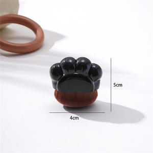 فرش مكياج Craw لقط واحد ، مسحوق أساس صناعي ممتاز ، فرشاة أساس سائل للسفر الصغير ، رأس مسطح للوجه - Product Image 3