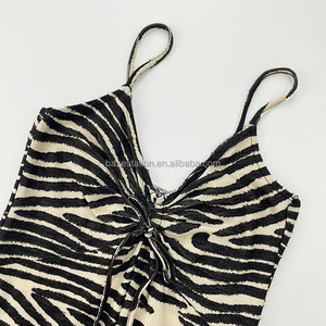 Abbigliamento di marca dalla cina all'ingrosso su misura sottile cinturino con scollo a v dettaglio a vita alta Modulare aderente Maxi abito <span class=keywords><strong>da</strong></span> donna - Product Image 2